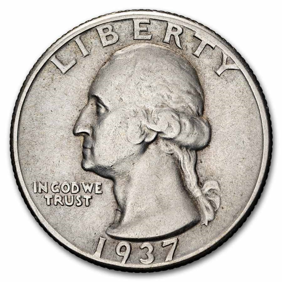 1937 Washington Quarter Good/Fine