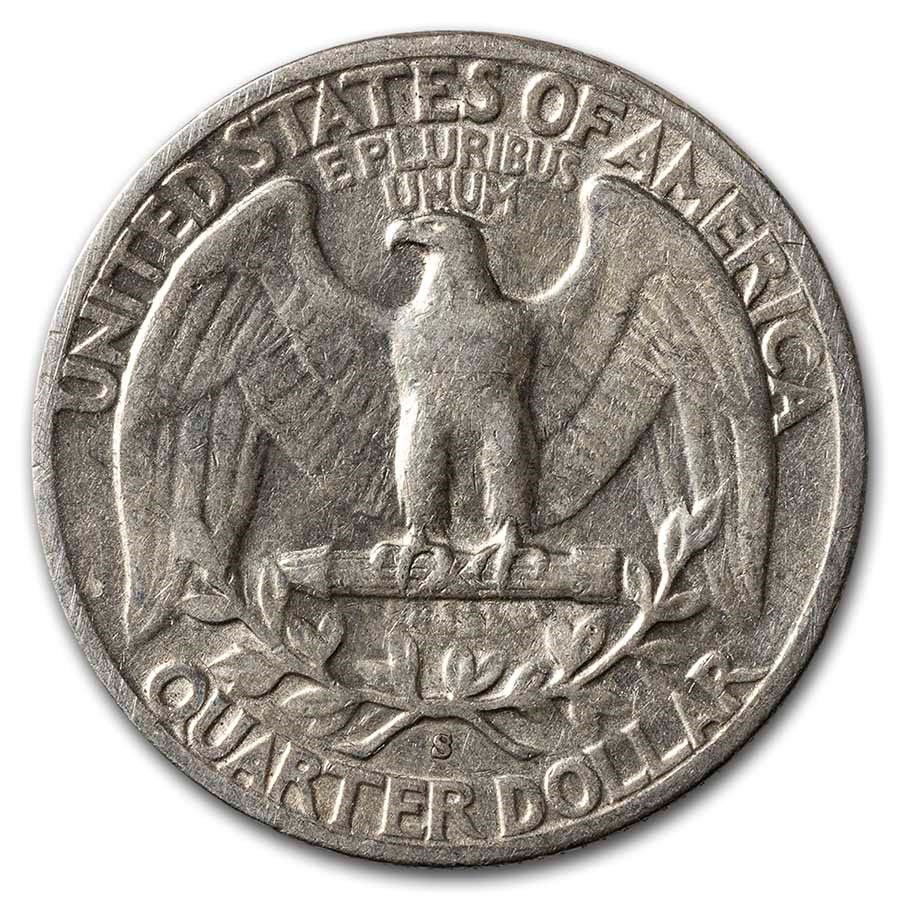1942-S Washington Quarter Good/VF