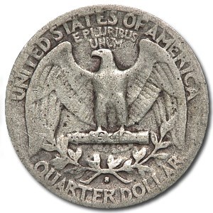 1943-S Washington Quarter Good/VF