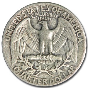 1944 Washington Quarter Good/XF