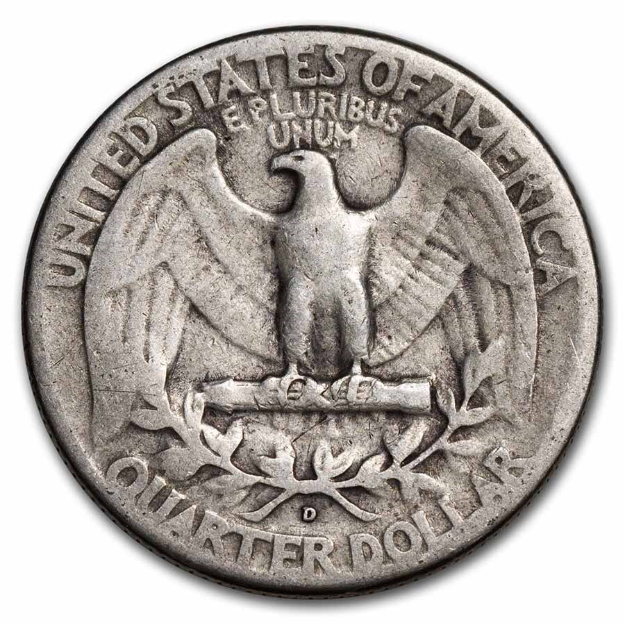 1945-D Washington Quarter Good/XF
