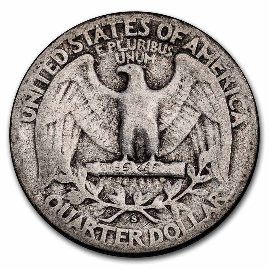 1946-S Washington Quarter Good/XF