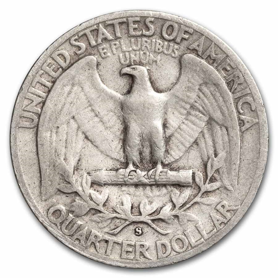1947-S Washington Quarter Good/XF