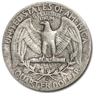 1948-D Washington Quarter Good/XF