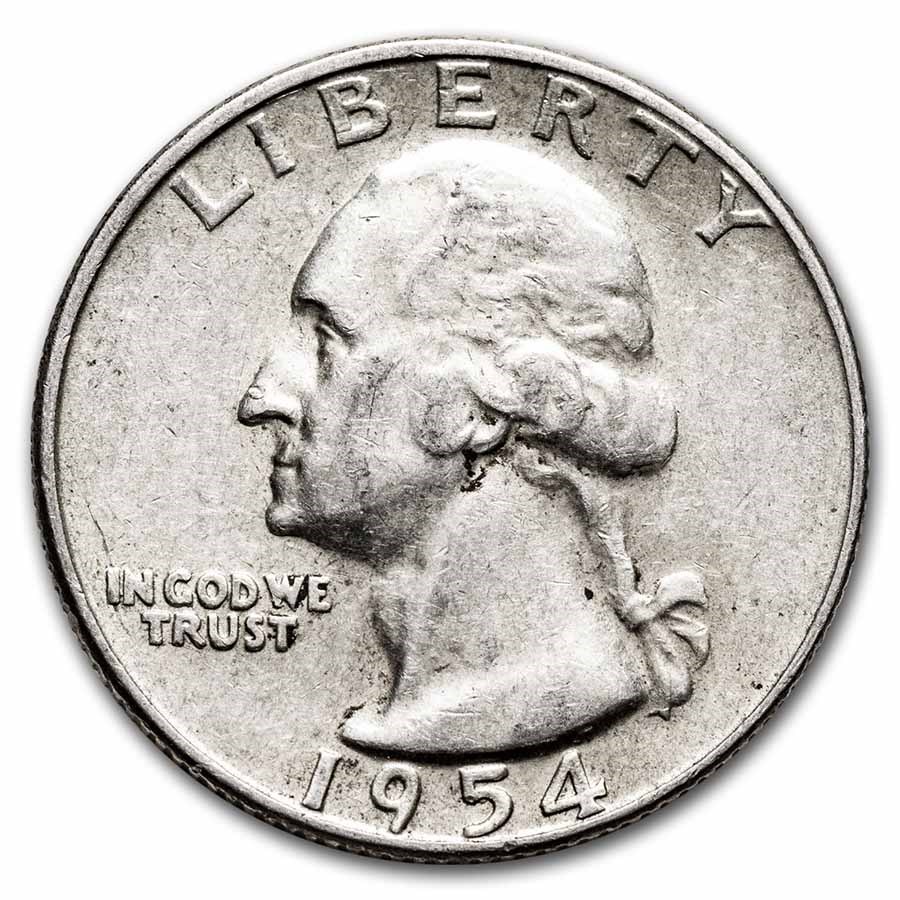 1954-D Washington Quarter VG/XF