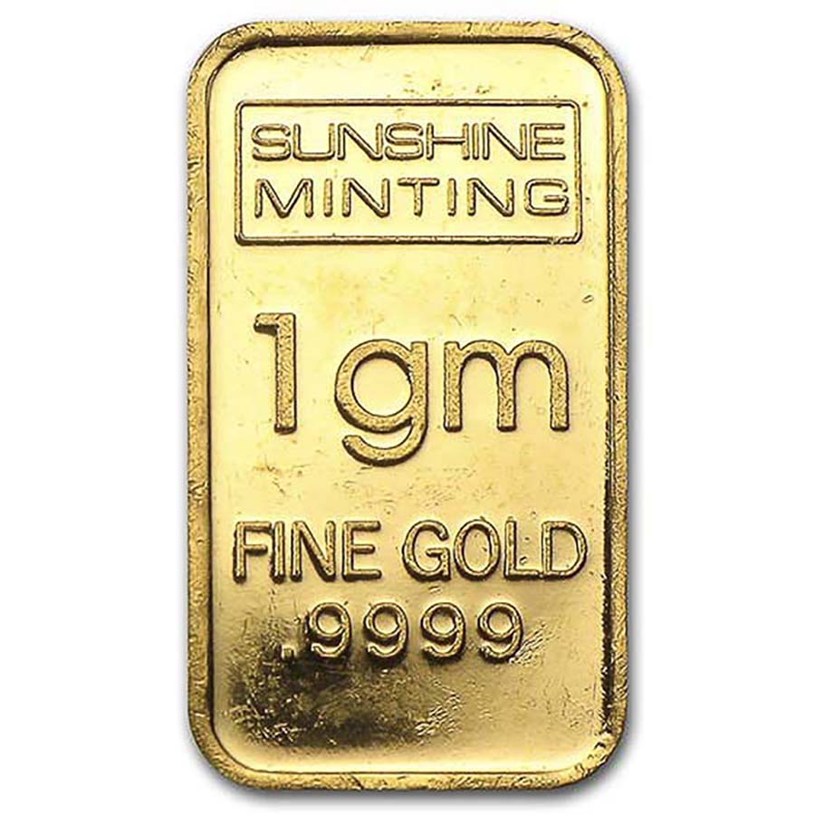 1 gram Gold Bar - Secondary Market 1 gram Gold Bar - Secondary Market