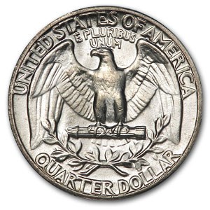 1957 Washington Quarter BU