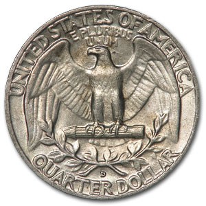 1958-D Washington Quarter BU