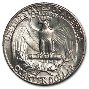 1963 Washington Quarter BU