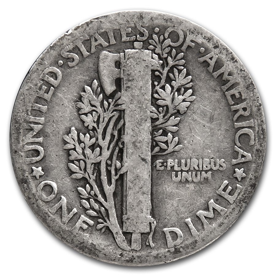 1921 Mercury Dime Good