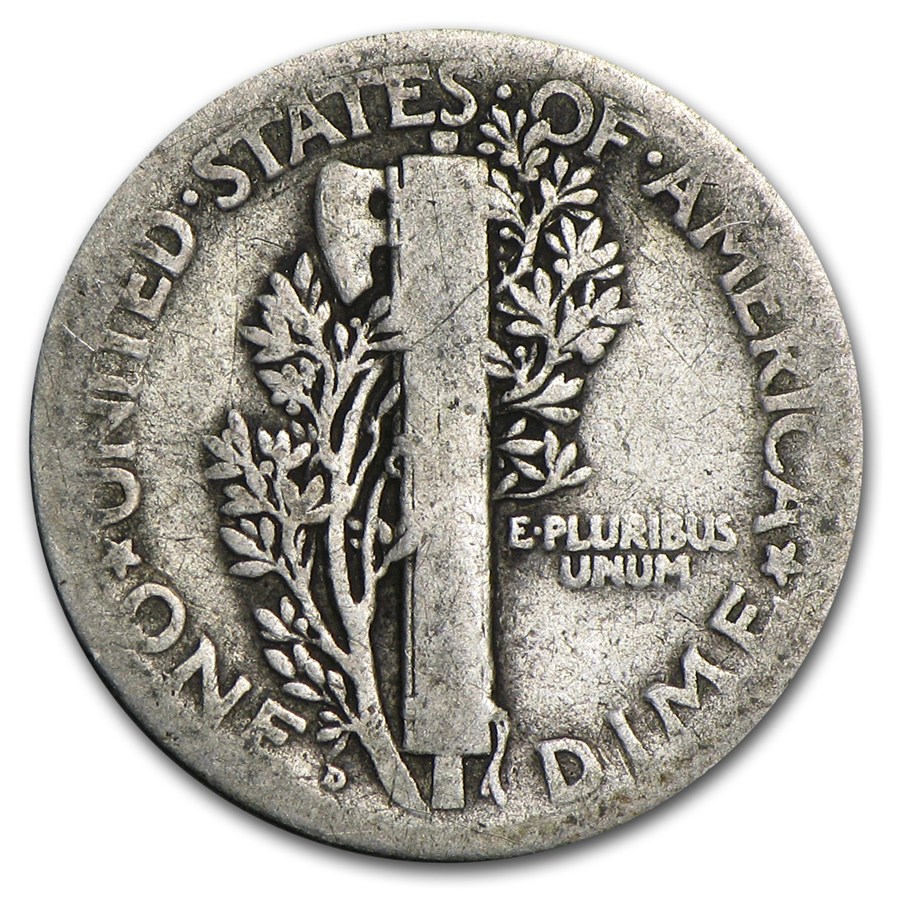 1921-D Mercury Dime Good