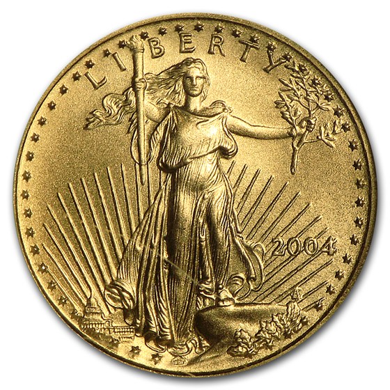 2004 1/10 oz American Gold Eagle MS-70 NGC