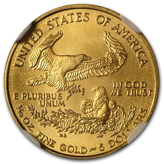 2005 1/10 oz American Gold Eagle MS-69 NGC