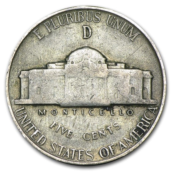 35% Silver War Nickels $1 Face Value Avg Circ