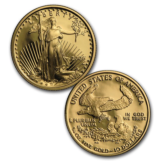 2006-W 4-Coin Proof American Gold Eagle Set (w/Box &amp; COA)