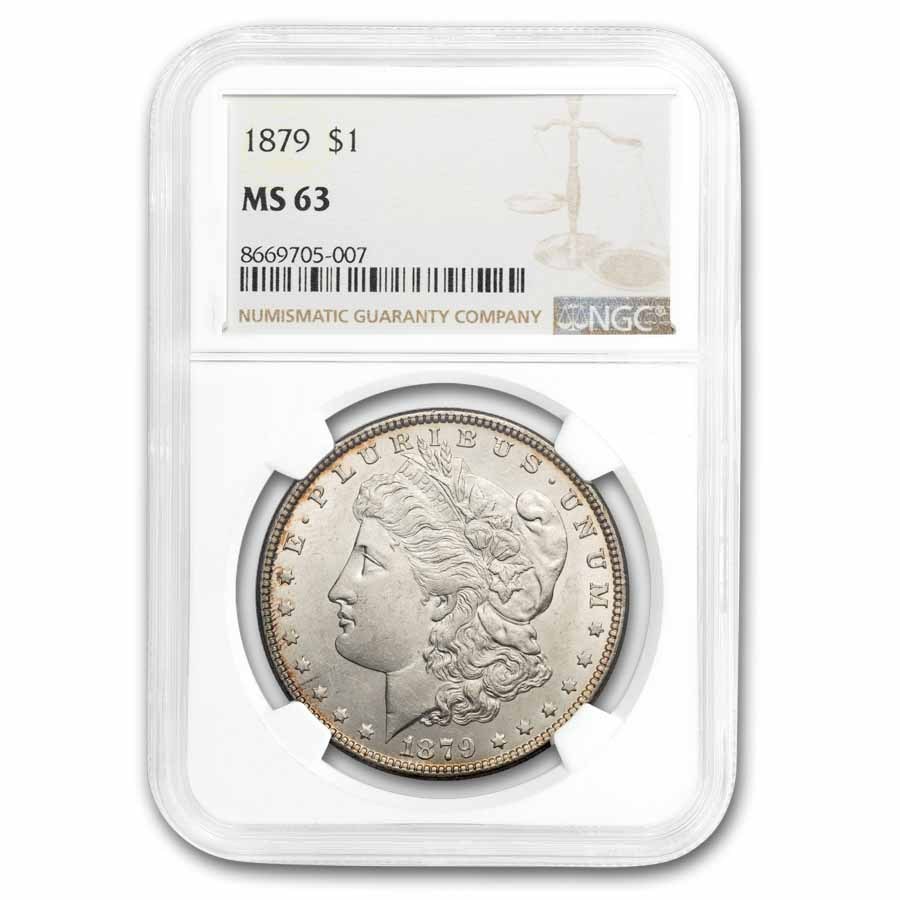 1879 Morgan Dollar MS-63 NGC
