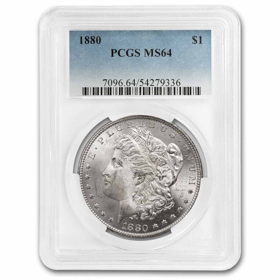 1880 Morgan Dollar MS-64 PCGS