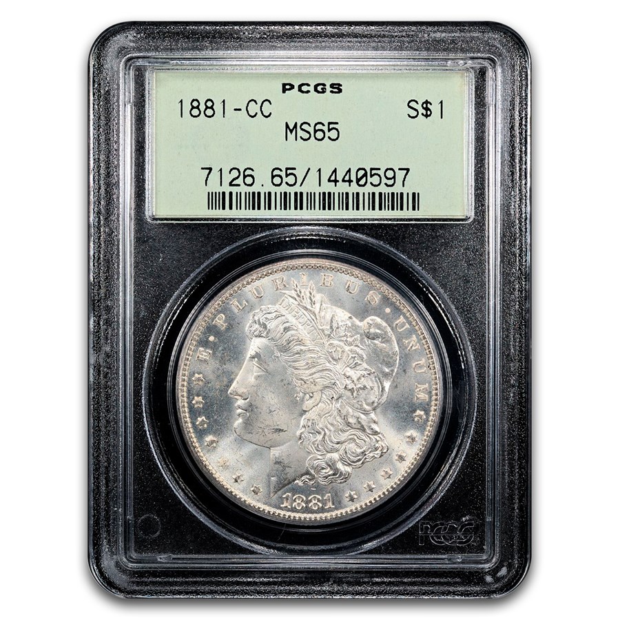 1881-CC Morgan Dollar MS-65 PCGS