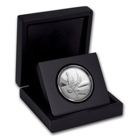 2017 Niue 1 oz Silver $2 Star Wars Luke Skywalker (w/Box &amp; COA)