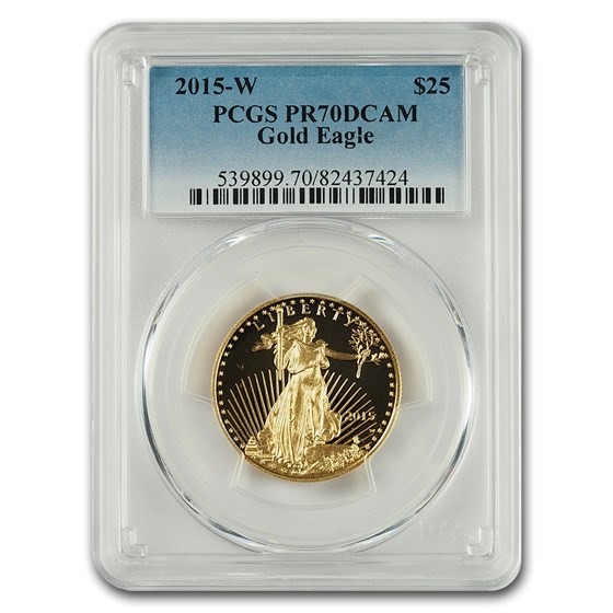 2015-W 4-Coin Proof Gold Eagle Set PR-70 PCGS