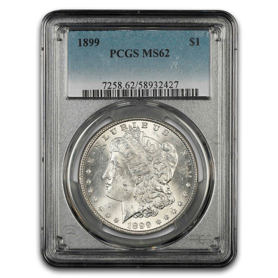 1899 Morgan Dollar MS-62 PCGS