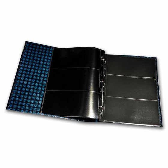 Premium Currency Album (Blue) - Various Bank Note Sizes