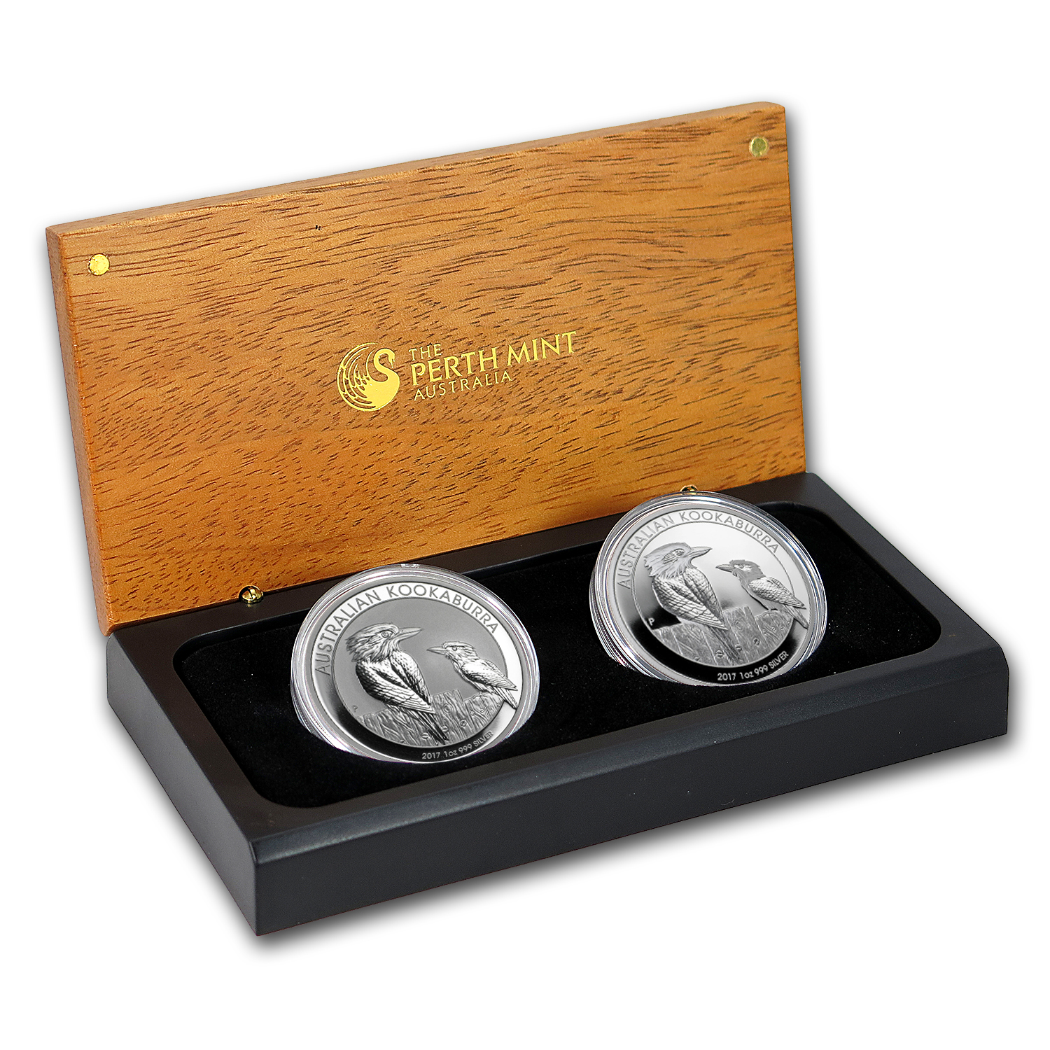 2017 Australia Silver Kookaburra 2-Coin Set BU/Proof 2017 Australia Silver Kookaburra 2-Coin Set BU/Proof