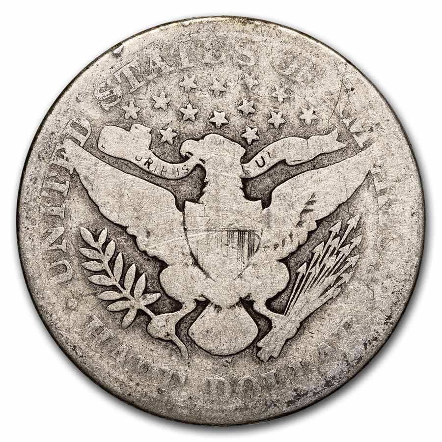 1910-S Barber Half Dollar AG