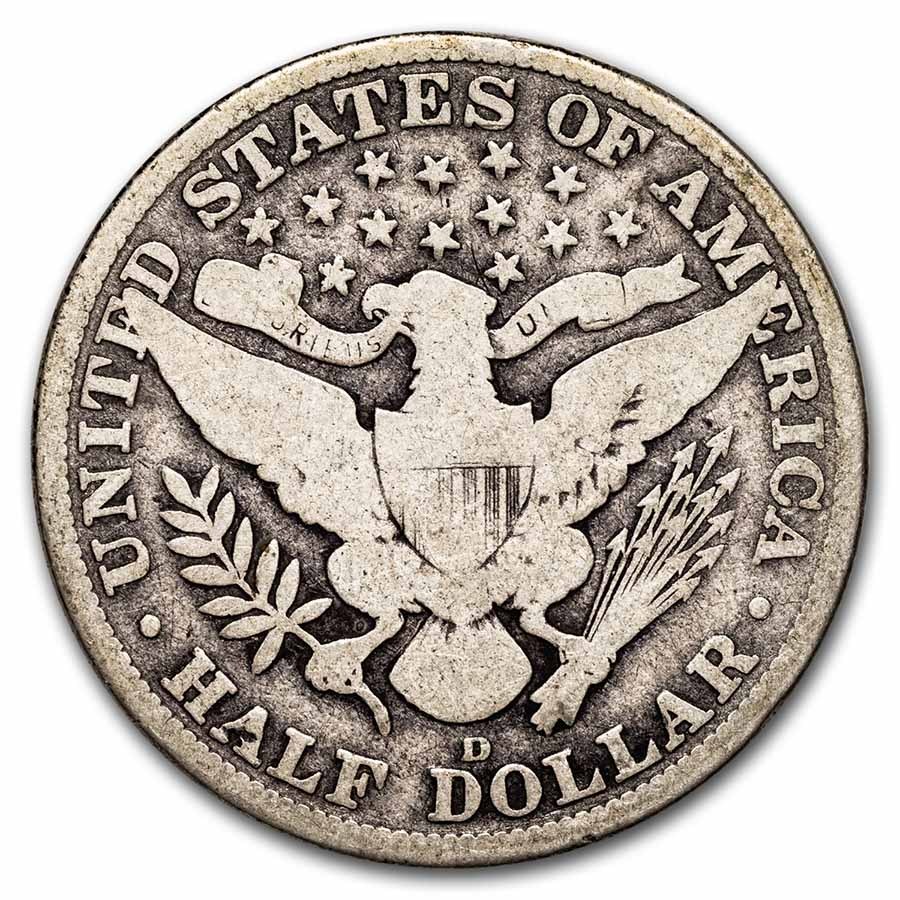 1915-D Barber Half Dollar Good