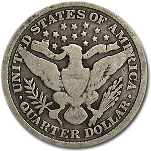 1898 Barber Quarter Good/VG