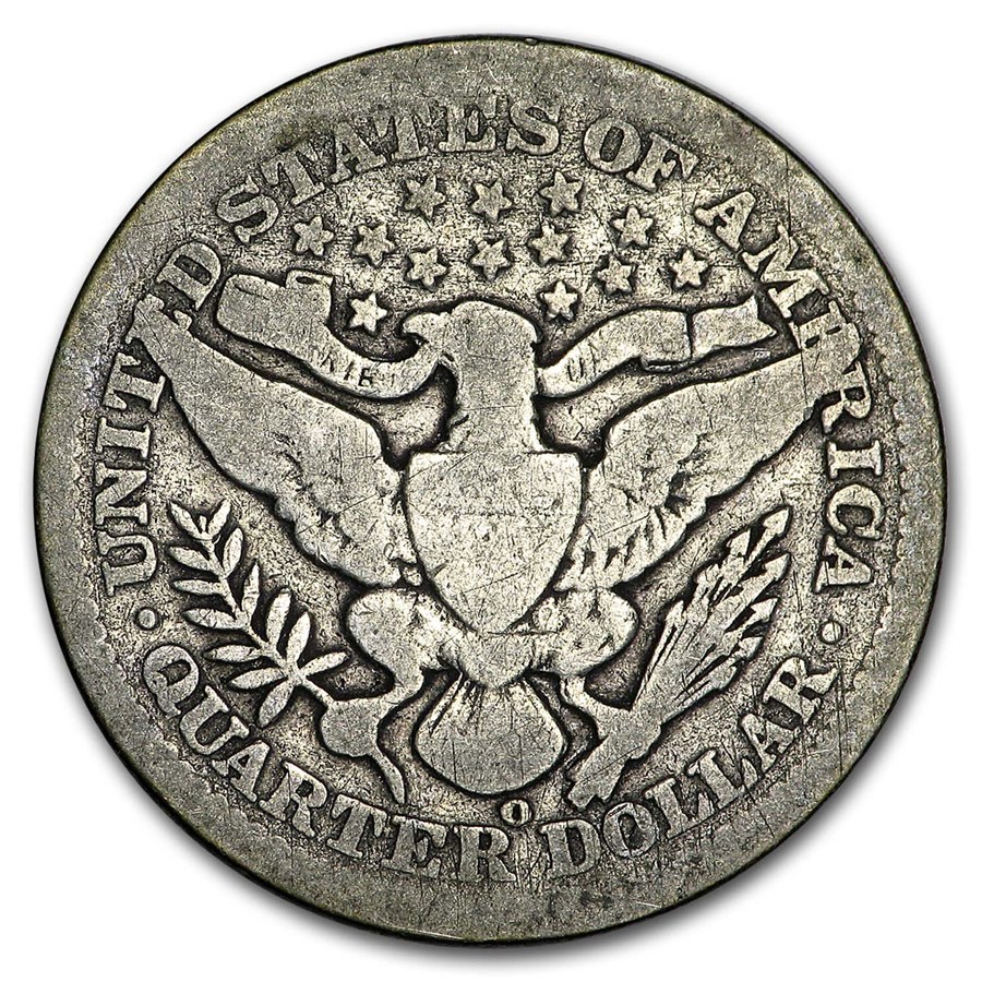 1908-O Barber Quarter Good