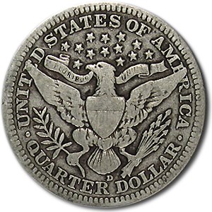 1916-D Barber Quarter Good/VG