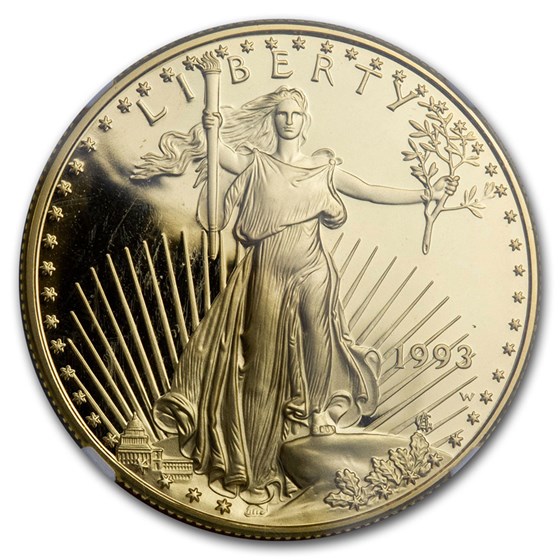 1993-W 1 oz Proof American Gold Eagle PF-69 NGC