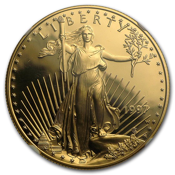 1997-W 1 oz Proof American Gold Eagle PF-69 NGC