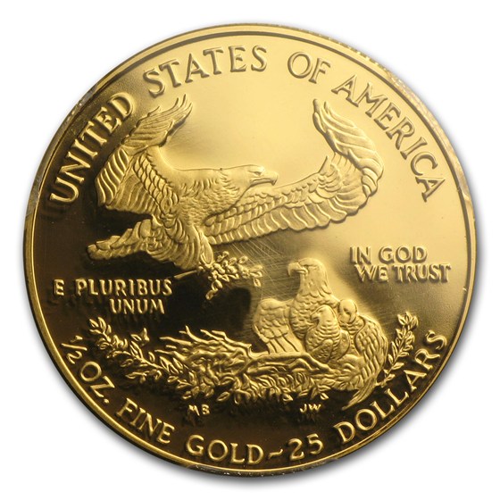 1995-W 1/2 oz Proof American Gold Eagle PR-69 PCGS