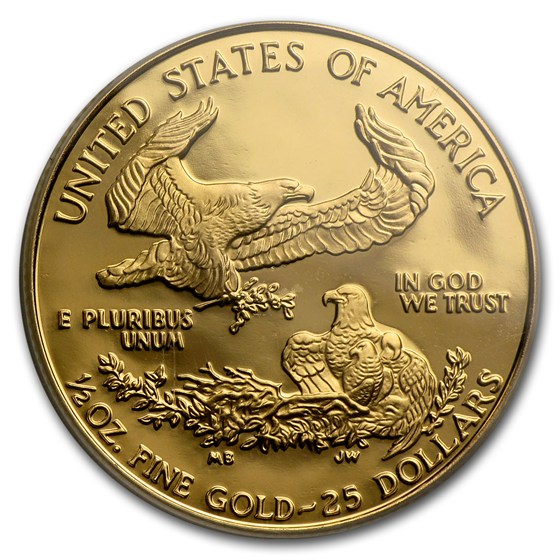 1999-W 1/2 oz Proof American Gold Eagle PR-69 DCAM PCGS