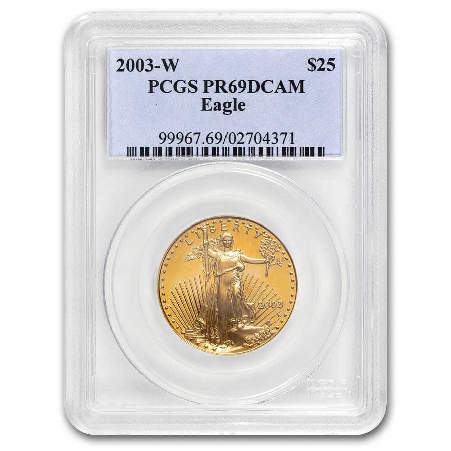 2003-W 1/2 oz Proof American Gold Eagle PR-69 PCGS