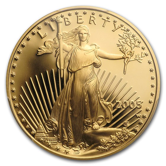 2005-W 1/2 oz Proof American Gold Eagle PR-69 DCAM PCGS