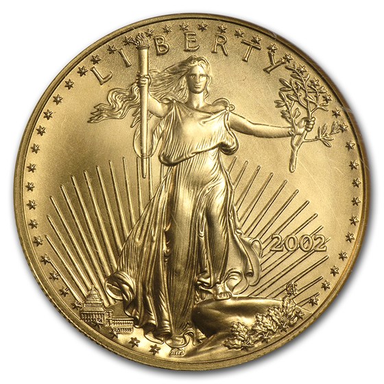 2002 1 oz American Gold Eagle MS-69 NGC