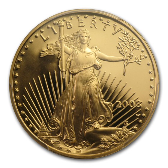 2003-W 1/4 oz Proof American Gold Eagle PR-69 DCAM PCGS