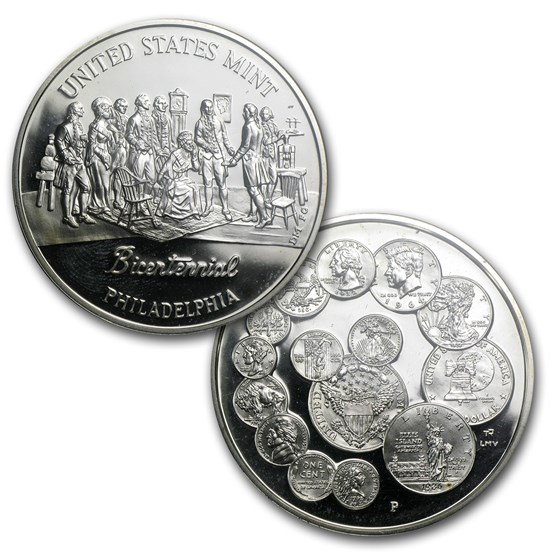 1993 5-Coin Proof Gold &amp; Silver Philadelphia Set (w/Box &amp; COA)