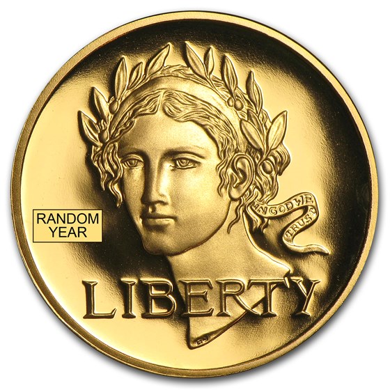 U.S. Mint Gold $5 Commem BU/Proof (AGW .24187 oz, Capsule only)