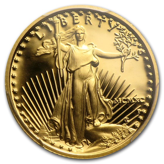 1990-P 1/10 oz Proof American Gold Eagle PR-69 DCAM PCGS