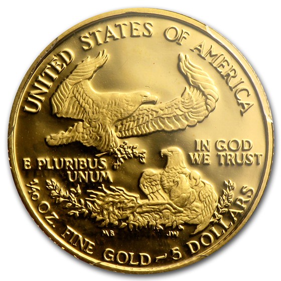 1990-P 1/10 oz Proof American Gold Eagle PR-69 DCAM PCGS