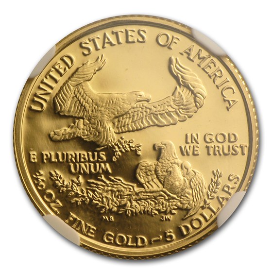 1993-P 1/10 oz Proof American Gold Eagle PF-69 UCAM NGC