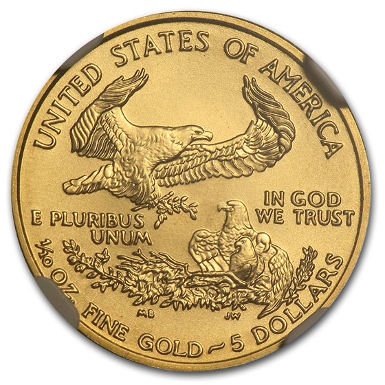 2003 1/10 oz American Gold Eagle MS-69 NGC