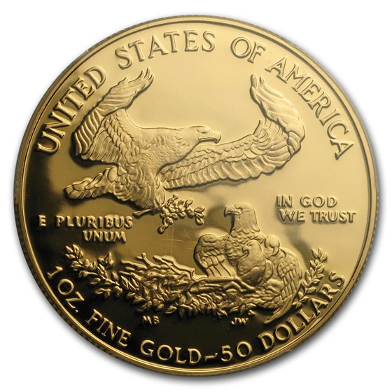 1987-W 1 oz Proof American Gold Eagle PR-69 DCAM PCGS