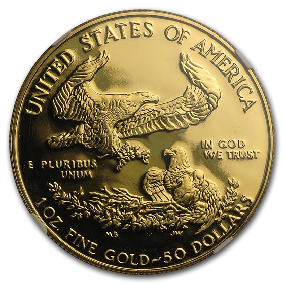 1986-W 1 oz Proof American Gold Eagle PF-69 UCAM NGC