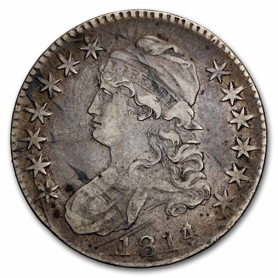 1814 Bust Half Dollar VF Details