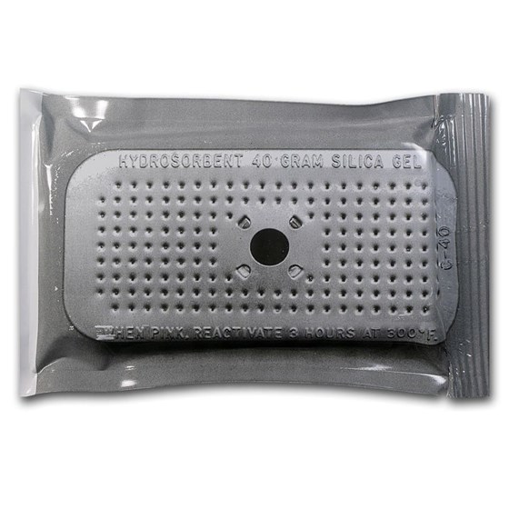 Silica Gel - Dehumidifier Crystals (40 Gram Desiccant Packet)